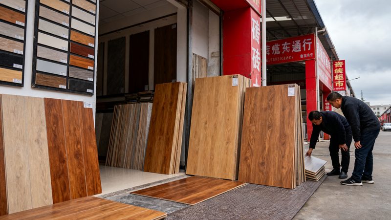 瓷砖翻新不改地板，可以考虑以下几种材料：